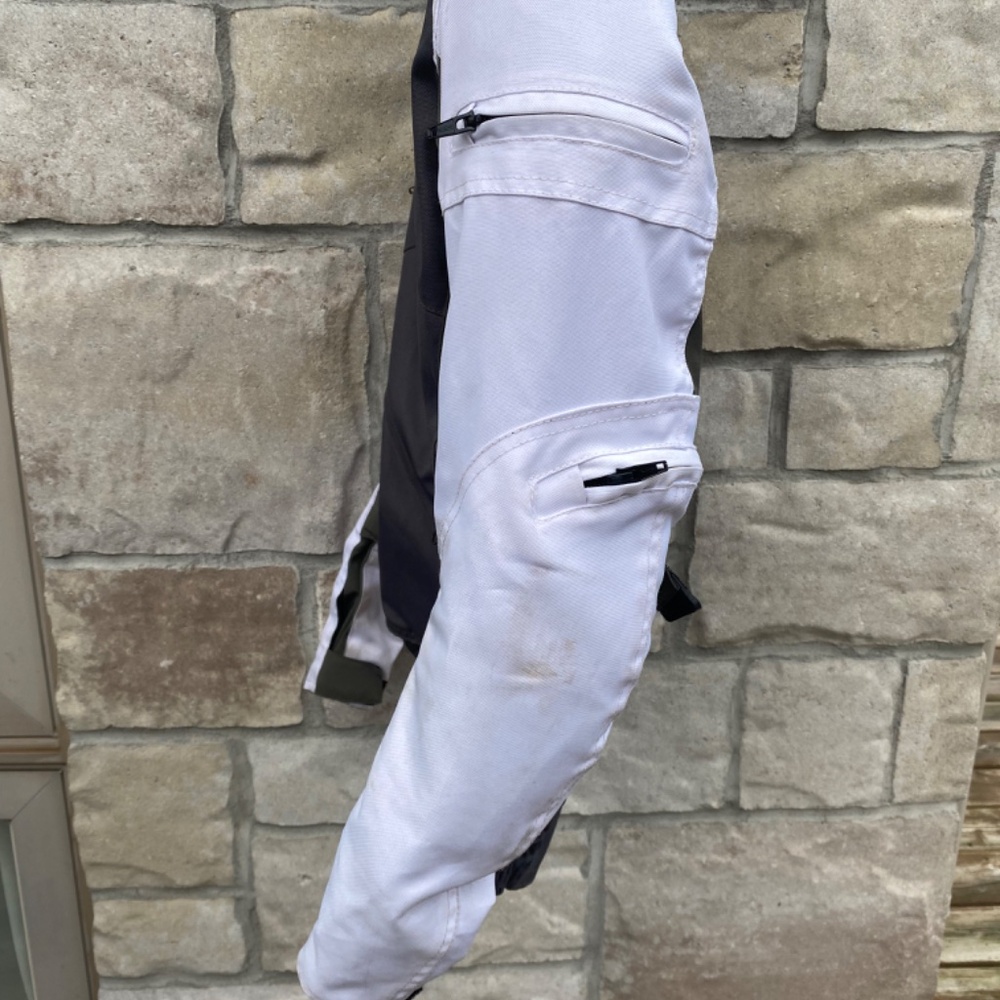 Joe Rocket Women's Victoria Textile Motorcycle Jacket Grey & White XS - Picture 7 of 14
